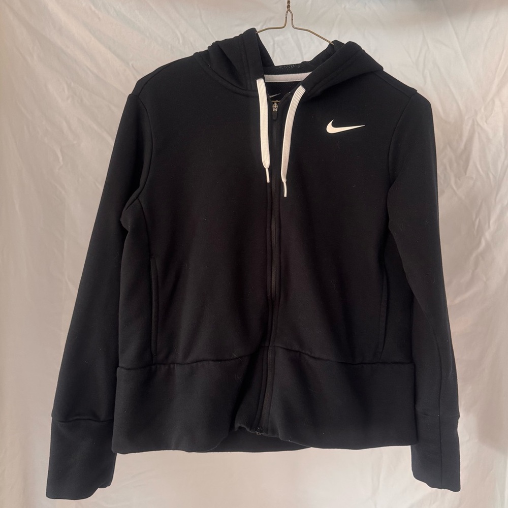 NIKE Black Dry fit Active Hoodie Zip up Jacket US Women